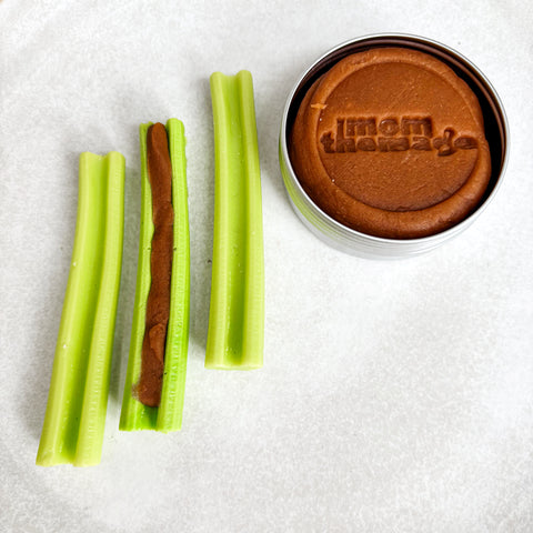 Celery + “Peanut Butter”