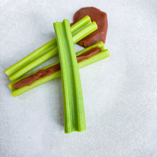 Celery + “Peanut Butter”